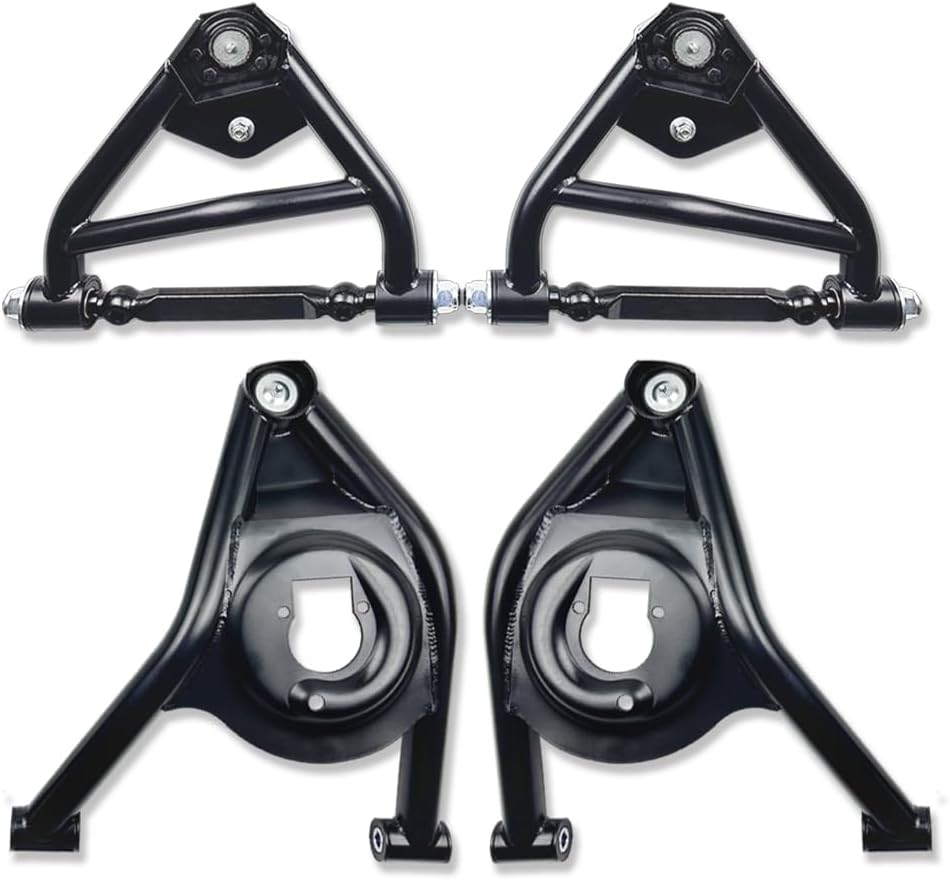 Tubular Upper and Lower Control Arms For Chevrolet Camaro Pontiac Firebird 1970-1981 Black Coated