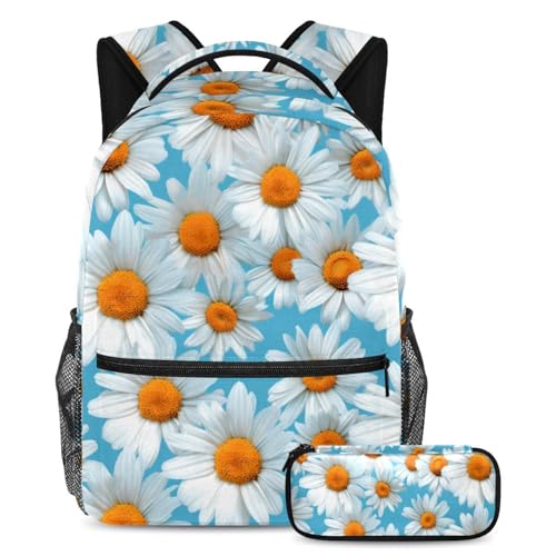Cartable grande capacité Elegant Little Daisy pour organiser tous les manuels scolaires