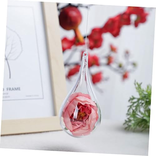 Miniatura 3 de Didiseaon 16 piezas de adornos de Navidad de bolas huecas transparentes, cajas de dulces transparentes, decoraciones de ceremonia de boda, bolas de