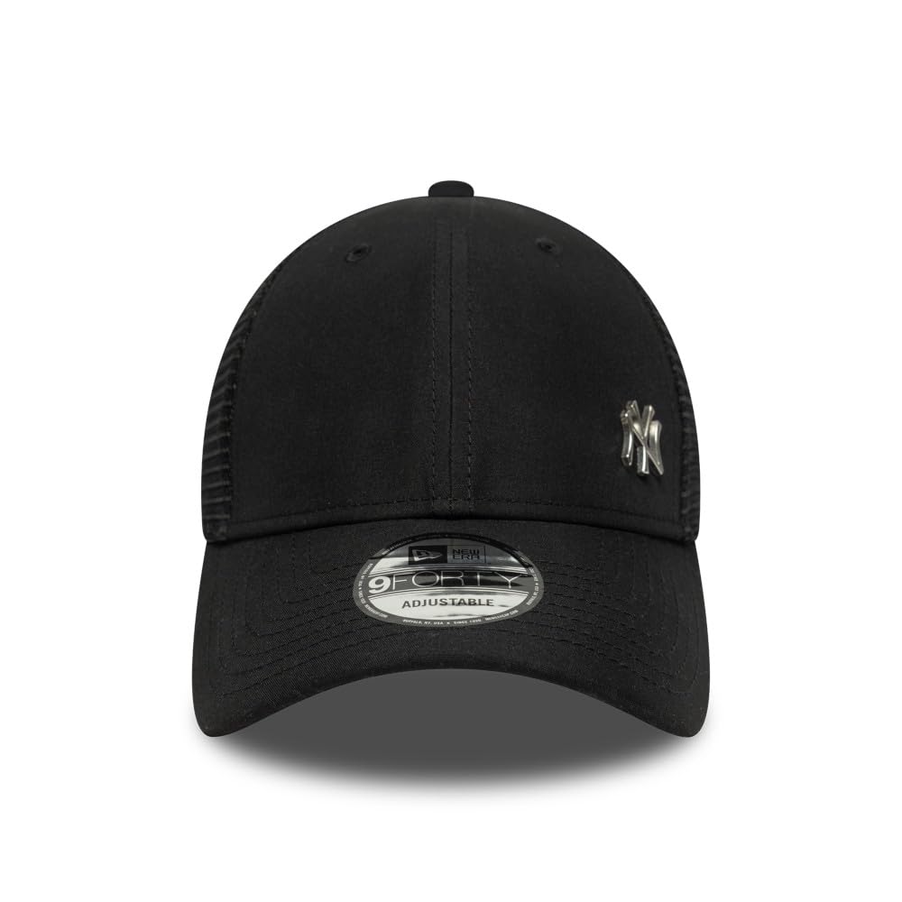 New Era Czapka baseballowa dla dorosłych Flawless MLB New York Yankees czarna, czarna, jeden rozmiar