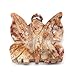 Nelson Creations, LLC 1.5 Inch Butterfly Natural Soapstone Hand-Carved Animal Charm Totem Stone Carving Figurine