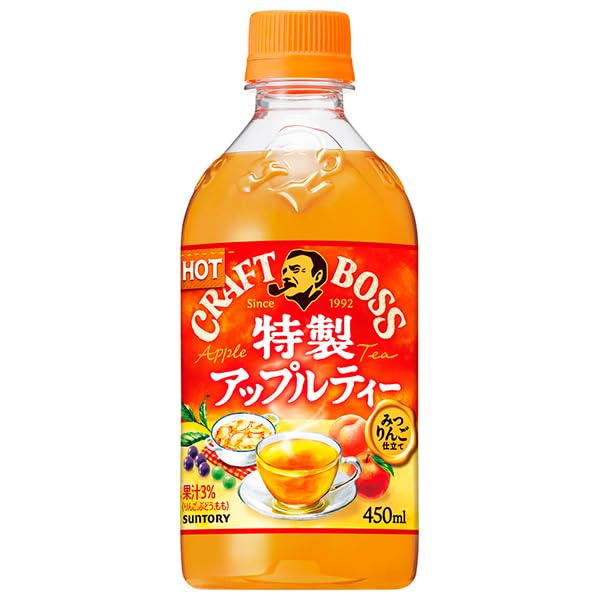 Amazon.co.jp: サントリー 【HOT用】クラフトボス 特製アップルティー