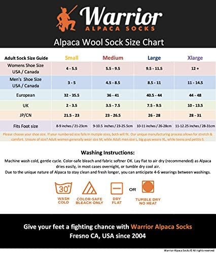 WARRIOR ALPACA SOCKS - Premium Baby Alpaca Wool Dress Socks For Men and Women