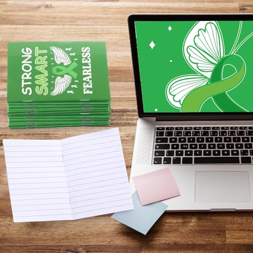 Mini blocs-notes santé mentale ruban vert : cadeau pédagogique enfants pour école - 7