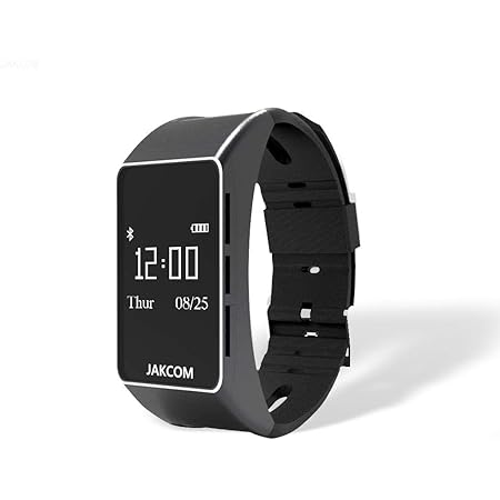 Jakcom Smart Watch Armband Bluetooth Pulsuhr Herzfrequenz Messgerat Fitness Aktivitat Tracker 17 Schwarz Amazon De Sport Freizeit