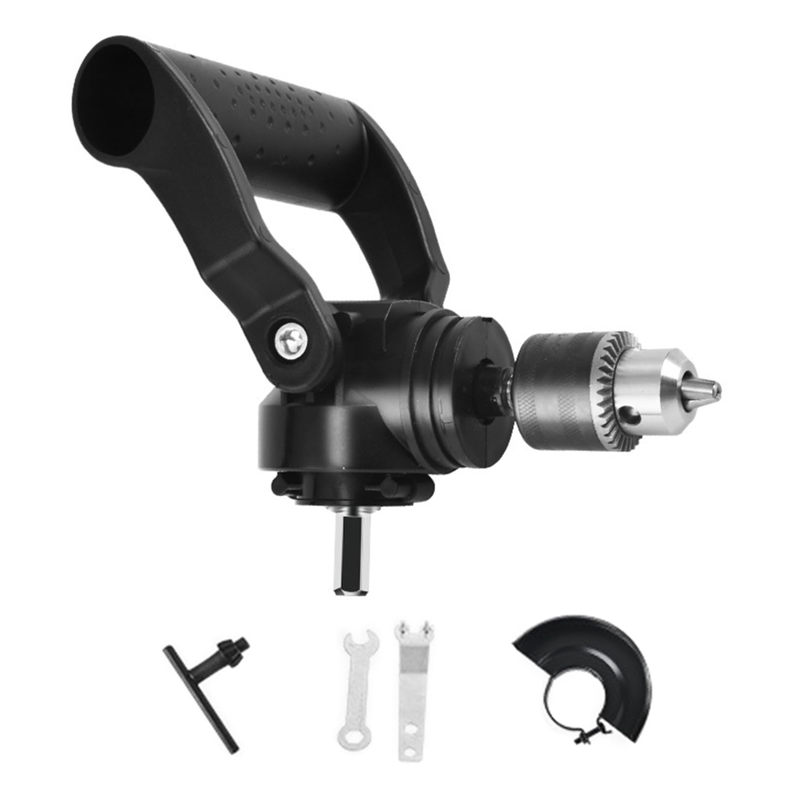 Buxuaaaa Multicolor Right Angled Drill Chucks Adapter 90 Degree Cordless Right Angled Drill Adapter Attachment Antislip Attachment
