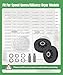 RB170002 Dryer Drum Roller Kit Replacement Parts Fit For Some Alliance and Speed Queen Dryers ADE3LRGS171TW01,ADG4BRGS111TW01,Replace 3447593,AP5186795,PS12220620,EAP12220620