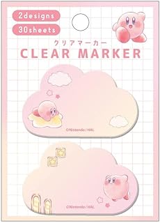 カミオジャパン 星のカービィ クリアマーカー付箋 ワープスター&ホバリング CUTE MODEL kirby ふせん フセン 2柄 30枚 039154