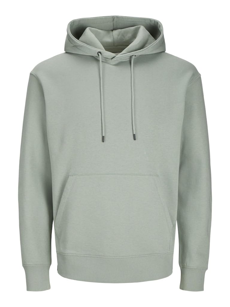 JACK & JONES Mens Basic Hoodie Iceberg Green S