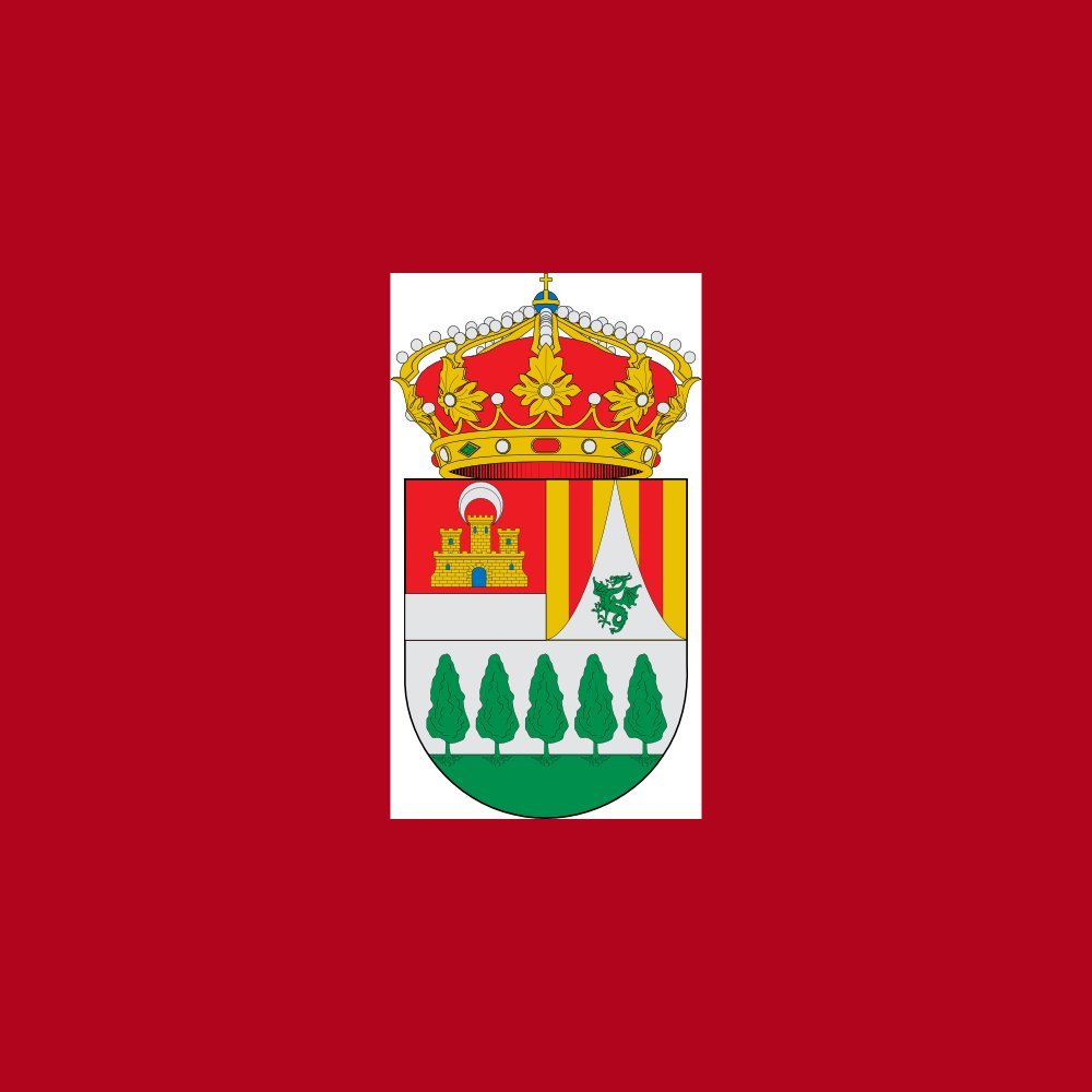 Drapeau de Sotillo de la Adrada grand format aux finitions de haute qualité