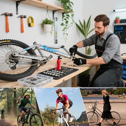Cartucho de repuesto de neumáticos de aire de 16 g para ciclismo de montaña y ruta 4