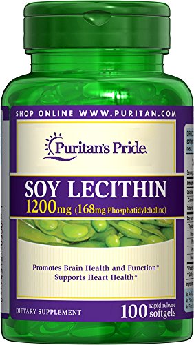 Ultra Soya Lecithim 1200 mg 100 Softgels Cover