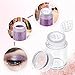 RAYNAG 6 Pieces Mini Empty Loose Powder Bottle Travel Cosmetic Glitter Powder Eye Shadow Shaker Bottle with Sifter and Lids (3 Style)