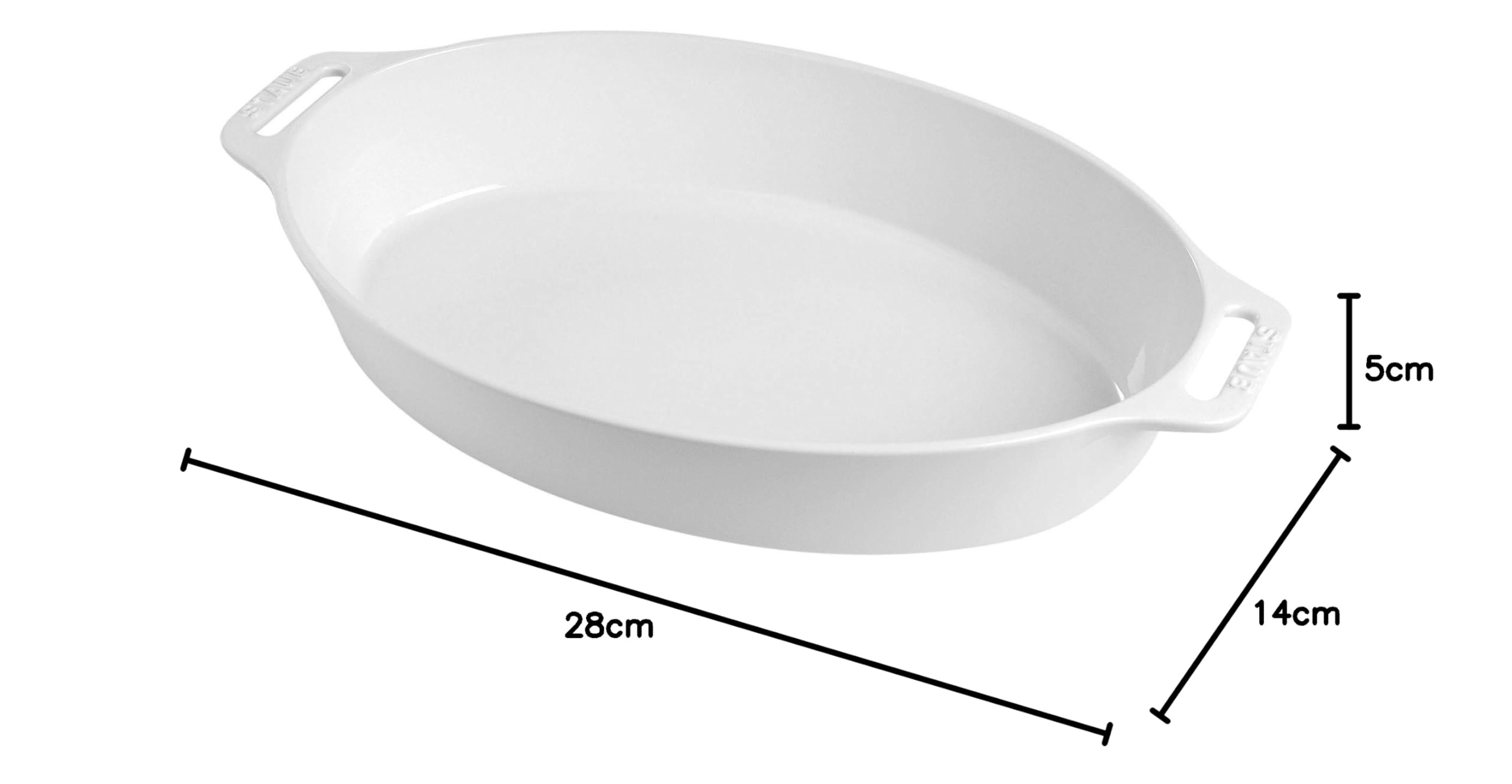 STAUB Fuente de cerámica para horno