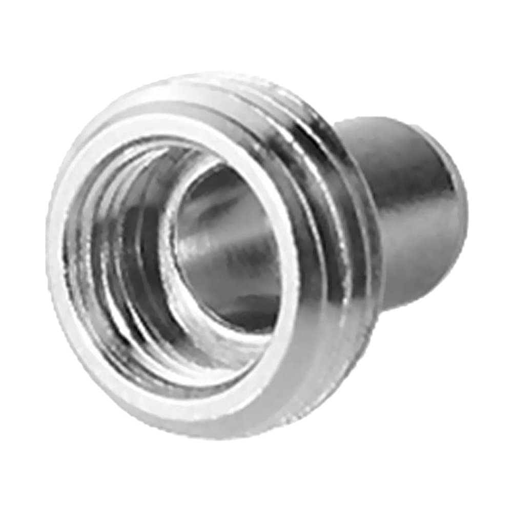 6 serische Schlauchhülsen aus Keramik und Adapter für Kopfstecker aus Metall, 6 Stück, für optische Faserfehlerfinder