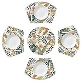 Características: protege tu mesa de comedor de arañazos y manchas, decora y renueva fácilmente tus mesas. Se pueden colocar debajo de platos, cuencos, bandejas, vasos, vajilla, jarrones y ceniceros. Y es adecuado para mesas rectangulares, redondas y ovaladas.