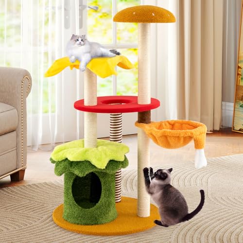 Árbol para Gatos PETSITE Inspirado en Hamburguesa 46 Pulgadas miniatura 3