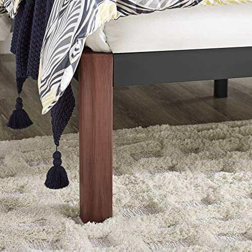 Classic Brands Decoro Devon Wood Slat And Metal Platform Bed Frame | Mattress Foundation, Full #TOP6