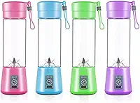 Mini Liquidificador Portatil Mixer Juice Garrafa Portátil Cabo USB 6 Lâminas Shake Coqueteleira Eletrica Sem Fio Squeeze Recarregavel Cor sortidas Premium FastJoy