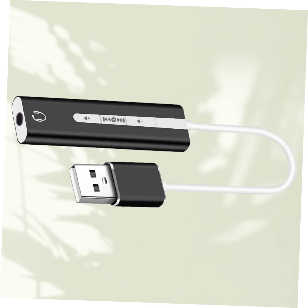 BESTonZON 3pezzi Adattatore Audio Usb Con Surround Per Microfono e Cuffie Compatibile Con Computer Design Facile Controllo Volume Ottimizzato Per Durabilità e Affidabilità