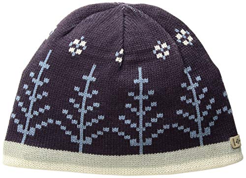 Columbia Standard Alpine Action Beanie, Dark Plum Trees, One Size