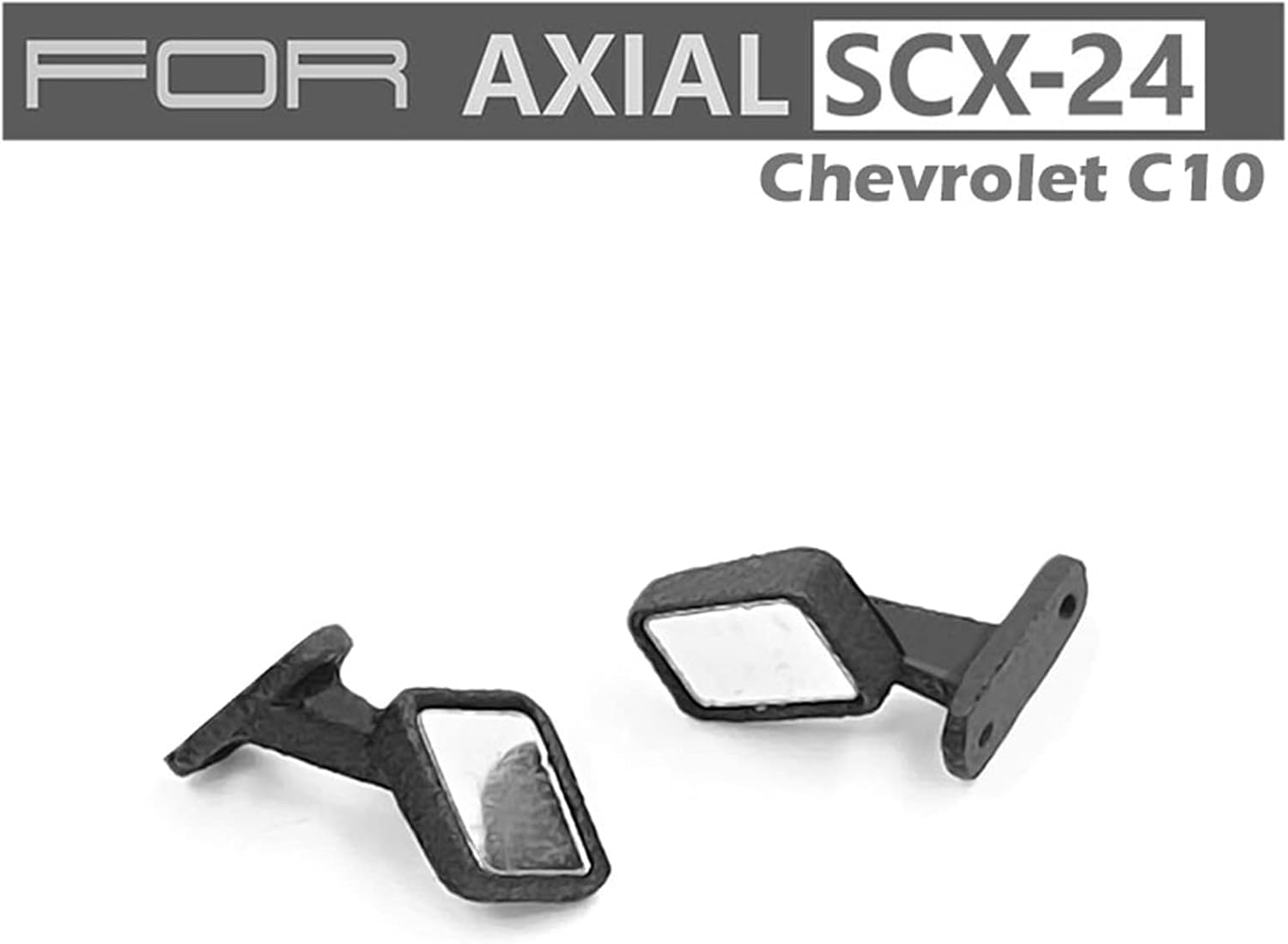RC Car Rearview Mirror Modification Kit for SCX24 Chevrolet C10 Durable ABS Upgrade Part