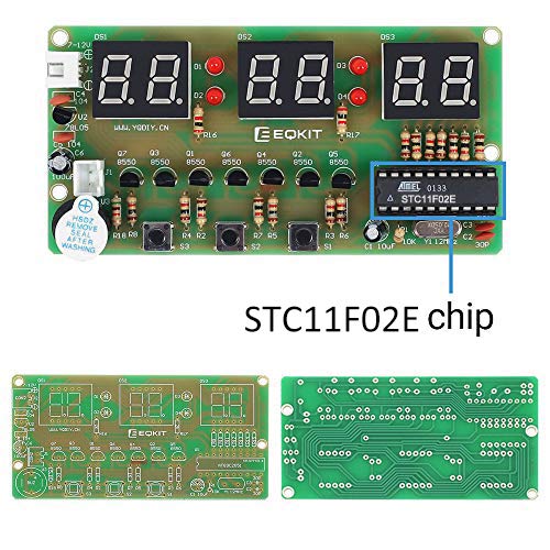 Icstation 6bit Digital Clock Soldering DIY Practice Kits for School