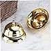 FOYTOKI Premium Golden Call Bell - Ideal for Customer Service - School - Restaurant - Reception Areas - Hotel & Dinner Usage - Effective Buzzer for Attention - Pet Training Tool