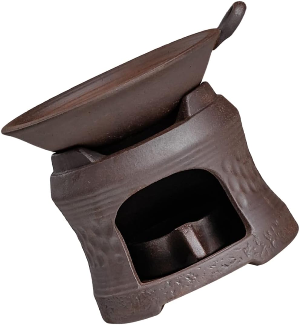 Teapot Warmer Candle Base Ceramic Tea Stove Holder Teapot Warmer Stand for Tea Pot