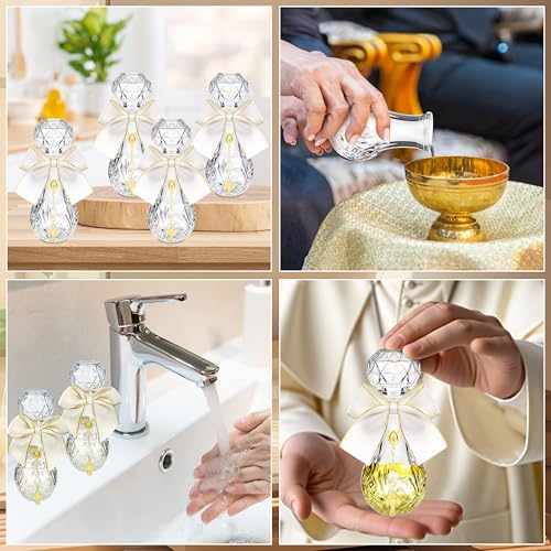 48 Pcs 12 Set Holy Water Bottle Baptism Favors for Guests 50ml Glass Holy Bottle with Upgraded Lids Close Completely Catholic Holy Water Container for First Communion Christian Church Baptism Decor by Fayoo - Image 6