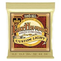 Includes 3 individually wrapped sets Bright, balanced tone with excellent projection and clarity Custom Light gauge offer half gauges provide playability and comfortable fretting while, maintaining rich, expressive tone Wound Strings are 80% copper, ...