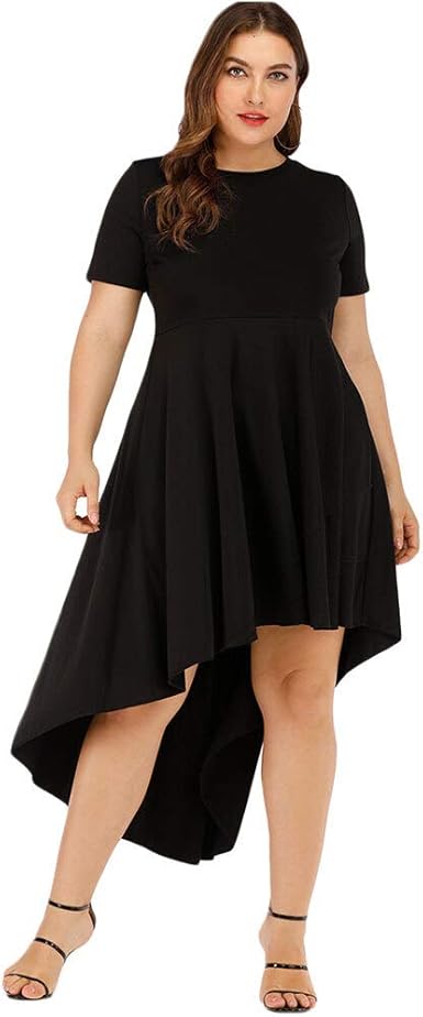 amazon black dress plus size