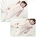 G' Abigale Fairy 100% Organic Cotton Lovely Monkey Baby Sleeping Rack Bag (L, Beige)