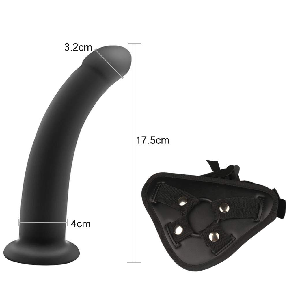 Roluck Strap on Dildo anale con imbracatura regolabile Plug anale rimovibile per lesbiche Uomini Donne Masturbazione Coppie Sex Toy