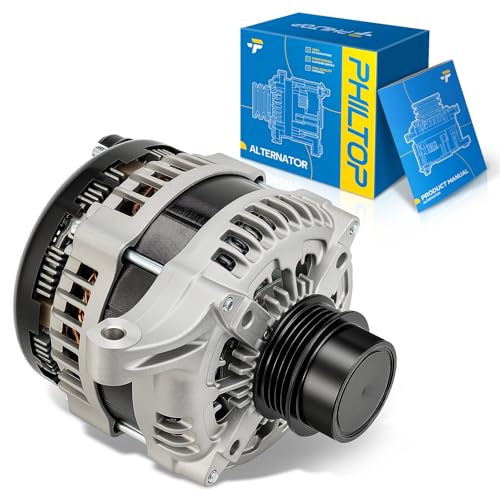Image of PHILTOP Alternator New 11665R Compatible with Ford Fusion 2013-2020 2.5L | 175A Alternator New 11665R for 2013-2020 Fusion 2.5L /2.0T /2.0L, 2014-2017, 2019-2020 Fusion 1.5T, 2013-2017 Taurus