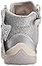 Geox J AYKO GIRL B, Girls’ Hi-Top Sneakers, Argent (C1007), 4 UK