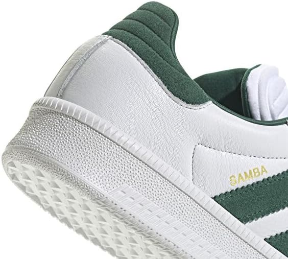 adidas Men's Samba XLG Sneakers, Cloud White/Collegiate Green/Clear Granite, Size 6.5
