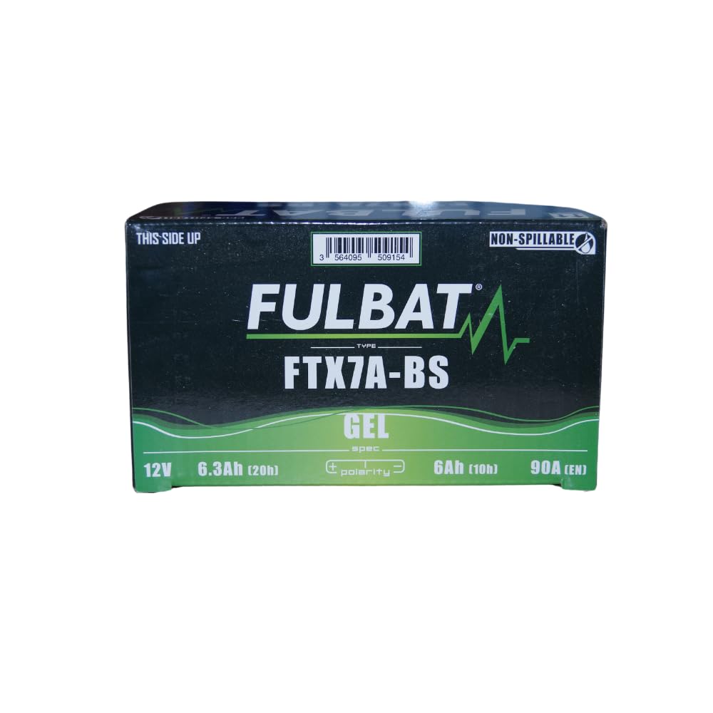 - Batteria per moto FULBAT GEL FTX7A-BS / YTX7A-BS12V 6,3AH 90A