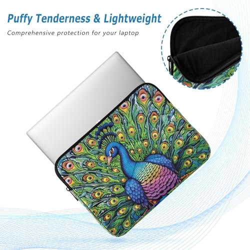 Funda Peacock para Laptop 13-14 pulgadas impermeable miniatura 5