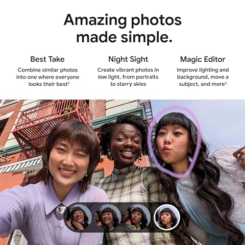 Image of Google Pixel 8a (Renewed Premium) - Unlocked Android Phone with Google AI - Advanced Pixel Camera - 24-Hour Battery - Obsidian - 128 GB