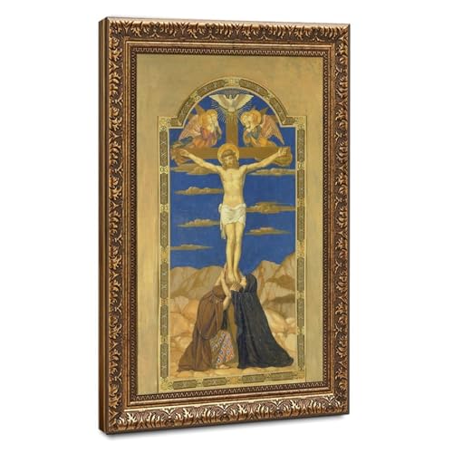 The Crucifixion H Siddons Mowbray poster art chrétien décoration murale toile encadrée 30x45