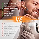 5% Minoxidil Beard Growth Serum for Men, 5% Minoxidil Hair Regrowth Roller Bottle Design, Extra Strength Beard Growth Oil for Stronger Thicker Fuller Beard Faster - Image 3