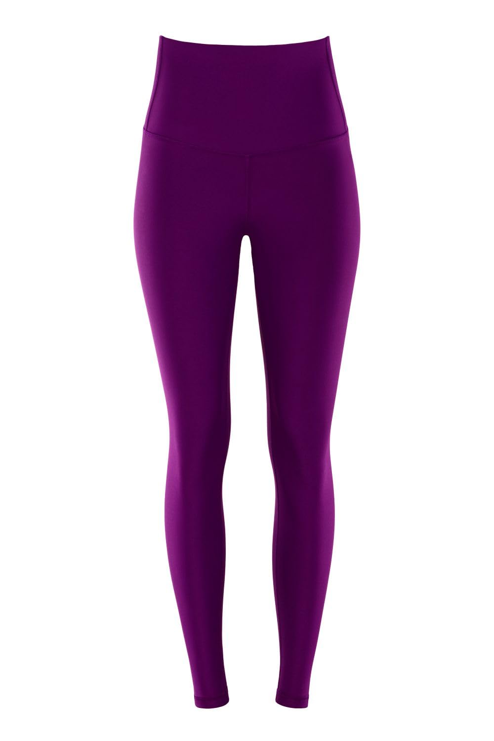WINSHAPE Women's Functional Comfort Tights Hwl117c High Waist Dark-Plum