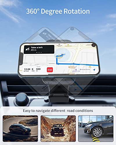 Makaqi 3 In 1 Magnetic Wireless Car Charger, Car Charger Mount For Iphone/Apple Watch/Airpods, Car Phone Holder Only Support With Iphone/14/13/12 Pro Max, Apple Watch Se 7/6/5/4/3/2, Airpods 2/3/Pro #TOP5