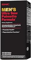 Vista 1 de GNC Fórmula Ultra Saw Palmetto para hombre, apoya la función normal de la próstata, 120 cápsulas blandas