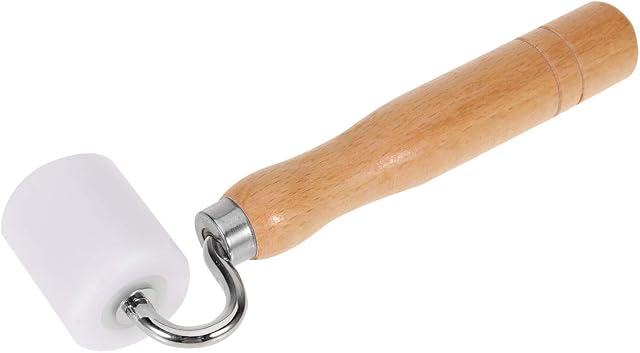 Hemobllo Wallpaper Seam Roller - Wooden Handle Paint Rollers Heavy Hand Pressure Roller Home Decoration DIY Tool