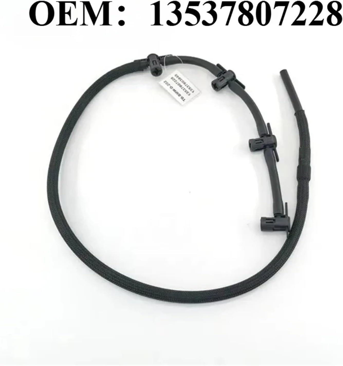 Compatible with BMW E81 E87 F20 E88 E90 F30 F80 E91 F31 F11 E84 Fuel Overflow Hose Fuel Return Line Diesel Lnjector Hose OEM：13537807228