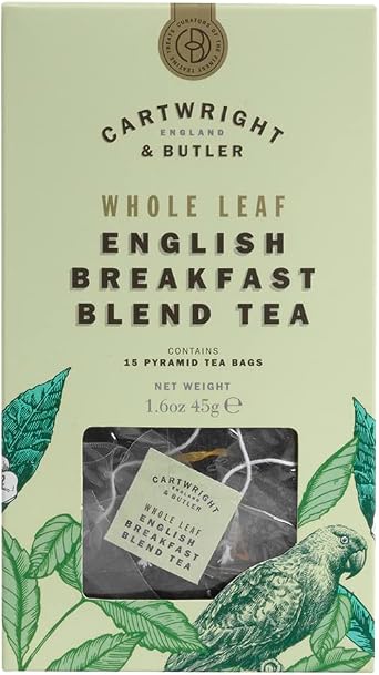 Cartwright & Butler English Breakfast Carton Whole Leaf Tea Bags 45 g