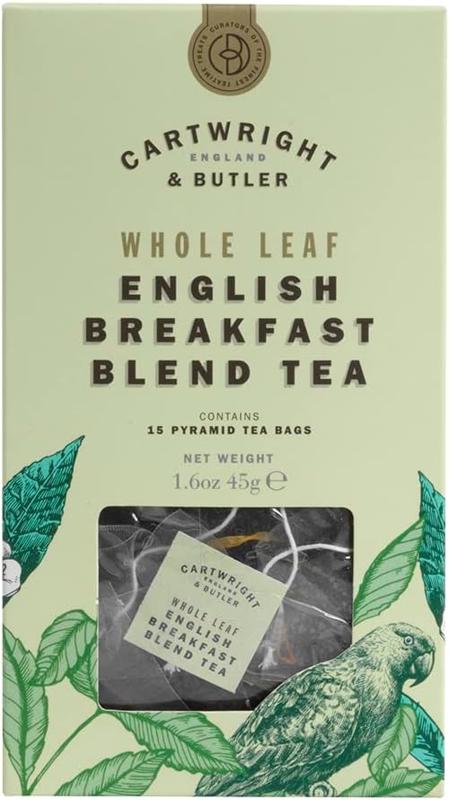 Cartwright & Butler English Breakfast Carton Whole Leaf Tea Bags 45 g
