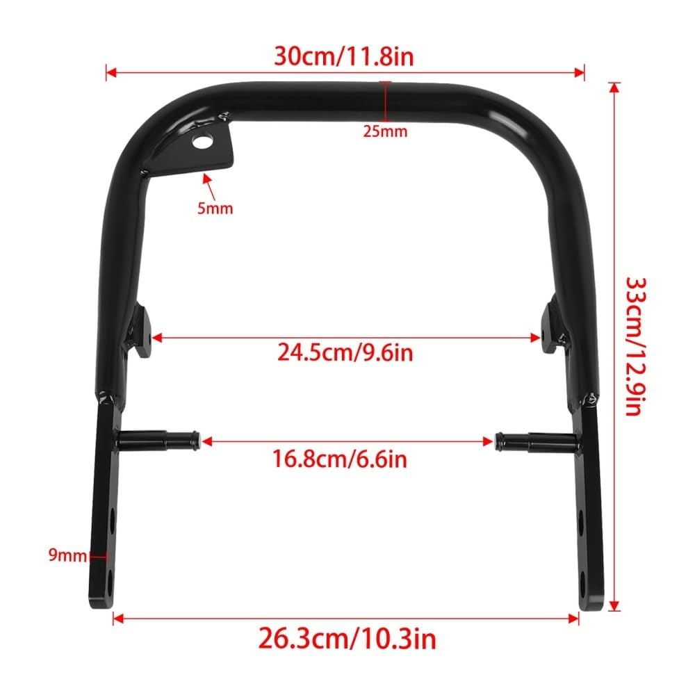 para Raptor 700 para 700R 2006-2024 Soporte para Equipaje Trasero Estante De Carga Estante De Soporte